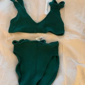 - You Swim Eva two piece high waisted suit.